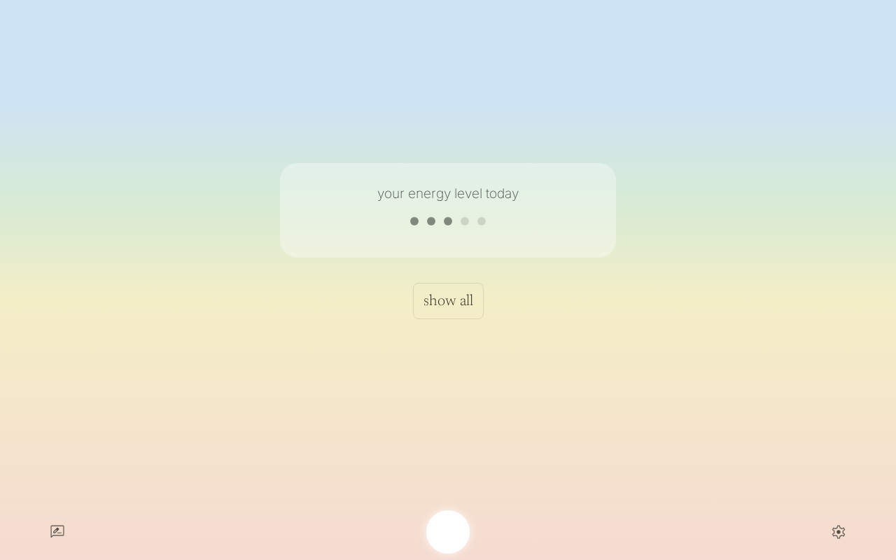 minded new tab dashboard with reflection cards and focus prompts